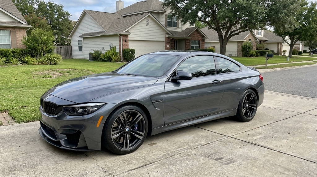 Gray BMW M4 exterior detail result — Round Rock Mobile Detailing